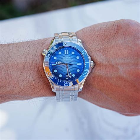 omega summer blue seamaster 300